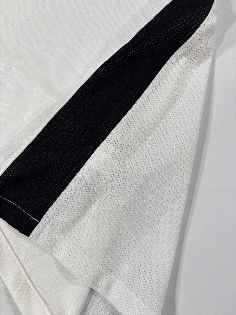 NWOT Nike Dri-FIT Youth Small White Black Performance Athletic Shirt